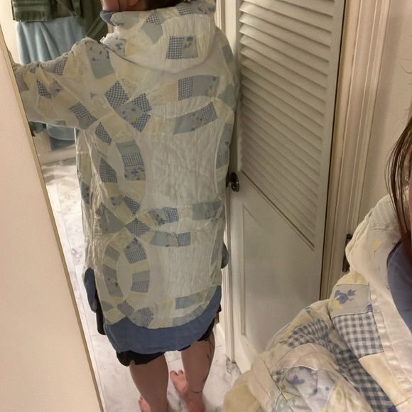 Handmade vintage quilt jacket - Picture 4 of 10